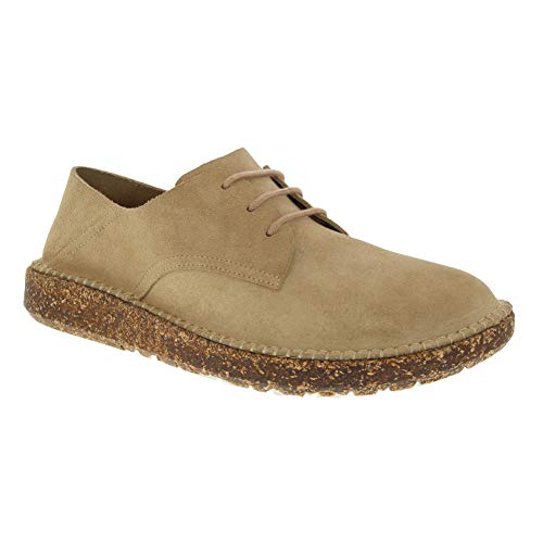 Birkenstock Womens Gary Loafer, Sand Suede, Size 37 N EU (6-6.5 N US Women)