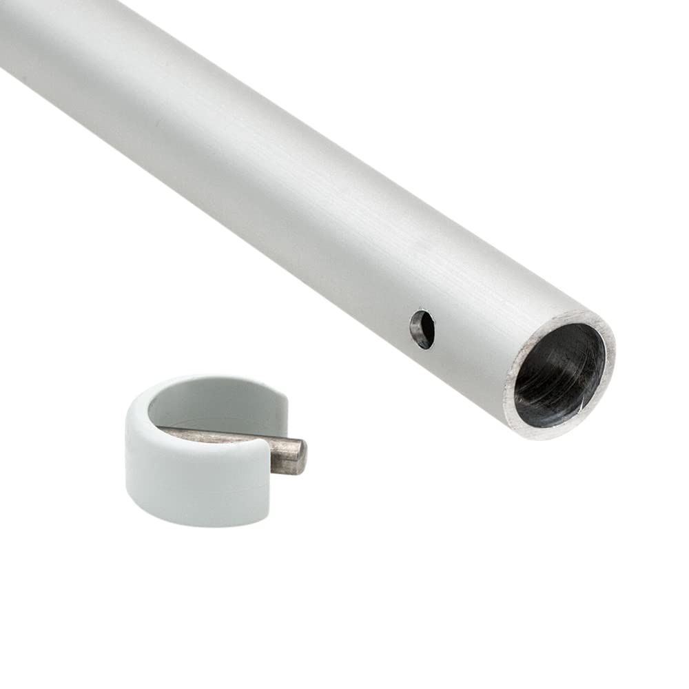 Kurbelstange 150cm gestreckte Länge für Zapfen mit Ø 12mm Farbe silber eloxiert