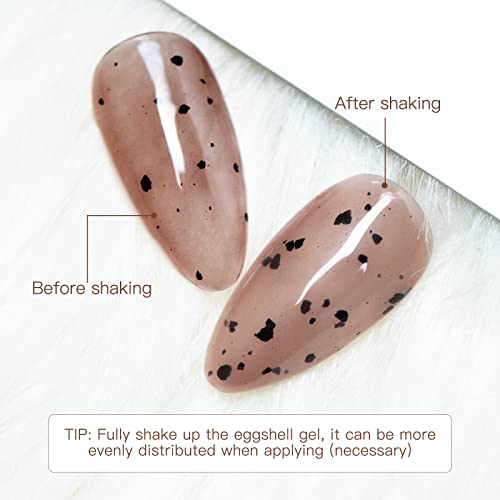 Set de Esmalte de Gel Jelly Eggshell 6 Colores MEET ACROSS miniatura 7