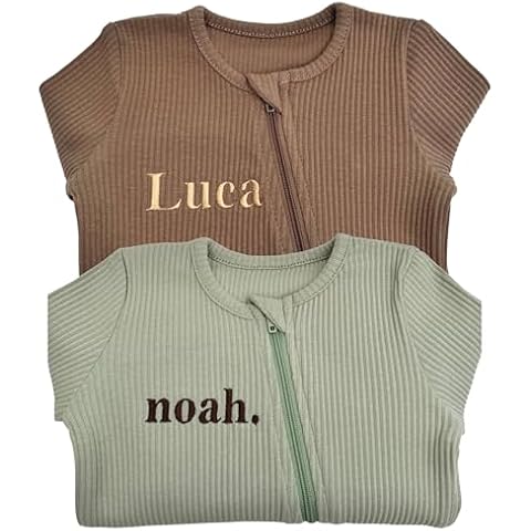 DreamBuy Personalised Zip Sleepsuit for Babies Cover