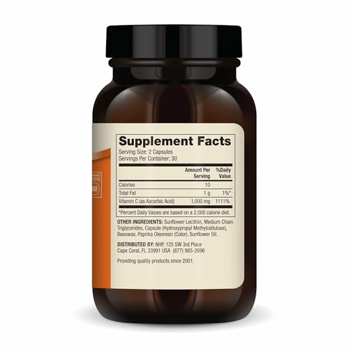 Dr. Mercola Liposomal Vitamin C - Brain, Heart, Eye & Immune Support - Provides 1,000 mg of Bioavailable Vitamin C - Non-GMO, Gluten-Free & Soy-Free - 60 Capsules (30 Servings) - Image 3