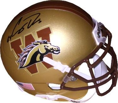 Corey Davis signed Western Michigan Broncos Schutt Authentic Mini Helmet #84- JSA Hologram