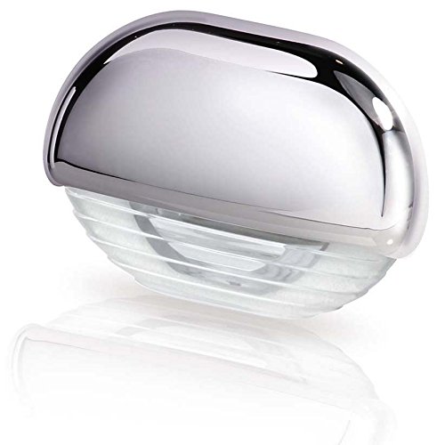 Hella Marine Serie 8560 Easy Fit Stufenleuchte LED - Gehäuse Kunststoff verchromt, Lichtfarbe weiß