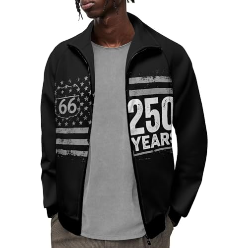 Image of Men's Lightweight Jackets Casual Full Zip Fleece Jacket Men Coats Fashion Long Sleeve Sweatshirt