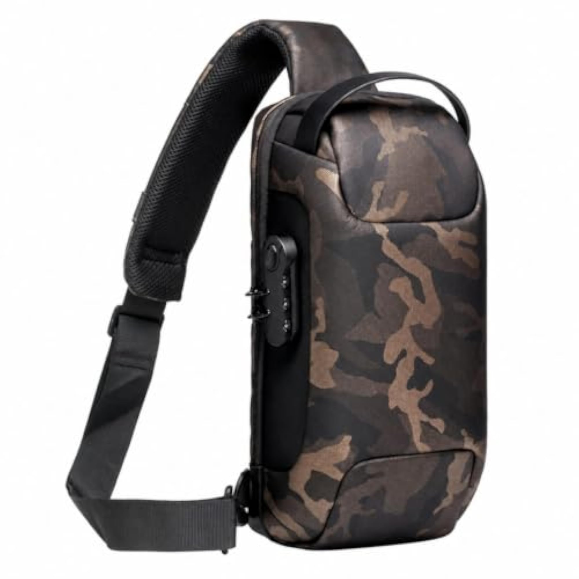 Anti-Theft Crossbody Bag with Combination Lock