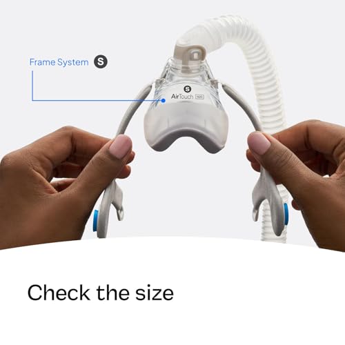 Image of Resmed AirTouch N20 - Premium CPAP Accessories, Including Nasal Cushion, Elbow & Frame System - Headgear Not Included - Small