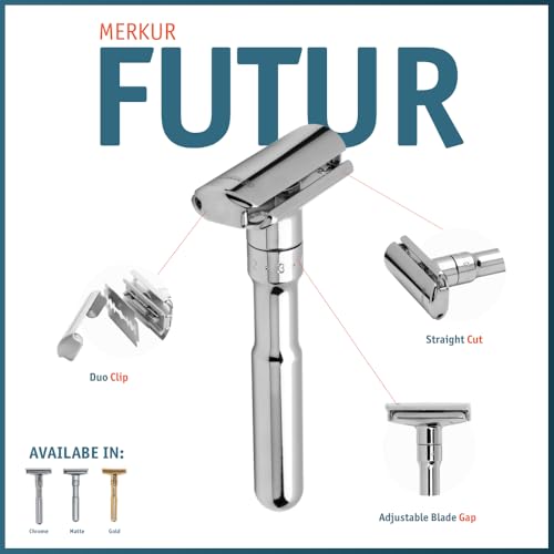 Image of MERKUR Futur MK-70C, Adjustable Double Edge Safety Razor