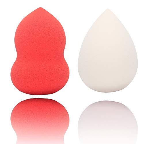 Makeup Sponges, 2 Pieces Makeup Blender Sponge, Makeup Sponge Set Blender Beauty Foundation Blending Sponge, Flawless for Liquid, Cream, and Powder, Multi-colored Makeup Sponges.