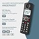 ALCATEL F530 Voice Duo - Schnurloses Festnetztelefon DECT mit Anrufbeantworter - Großes Display - Freisprechfunktion - Anrufblockierungsfunktion - 2 Direktwahltasten - 2 Mobilteile - Schwarz