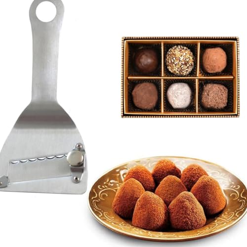 HOLIDYOYO Cortador De Trufas De Acero Inoxidable Resistente y Portátil Rallador Versátil Para Chocolate Queso y Ajo Utensilio Práctico Para Cocina Casera y Profesional