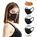 Produktbild Staubmasken Anti-Staub-Maske Gesichtsmaske Mund, Mode Wiederverwendbare waschbare Outdoor-Unisex-Maske (3er Pack, schwarz)