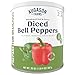 Augason Farms Dehydrated Diced Red & Green Bell Peppers 1 lb 4 oz No. 10 Can