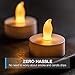 LED Candles, Lasts 2X Longer, Realistic Tea Light Candles, Flameless Candles to Create a Warm Ambiance, Flickering Bright Tealights,Battery Operated Candles,Unscented, Batteries Included (36)