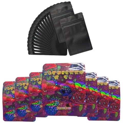 100 Bags, 1 Special Cartoon Pattern, Resealable Candy Bags, Gummies Bags, 5 x 4 Inch Storage Baggies, Treat Bags, Cookie Bag (green) Cover