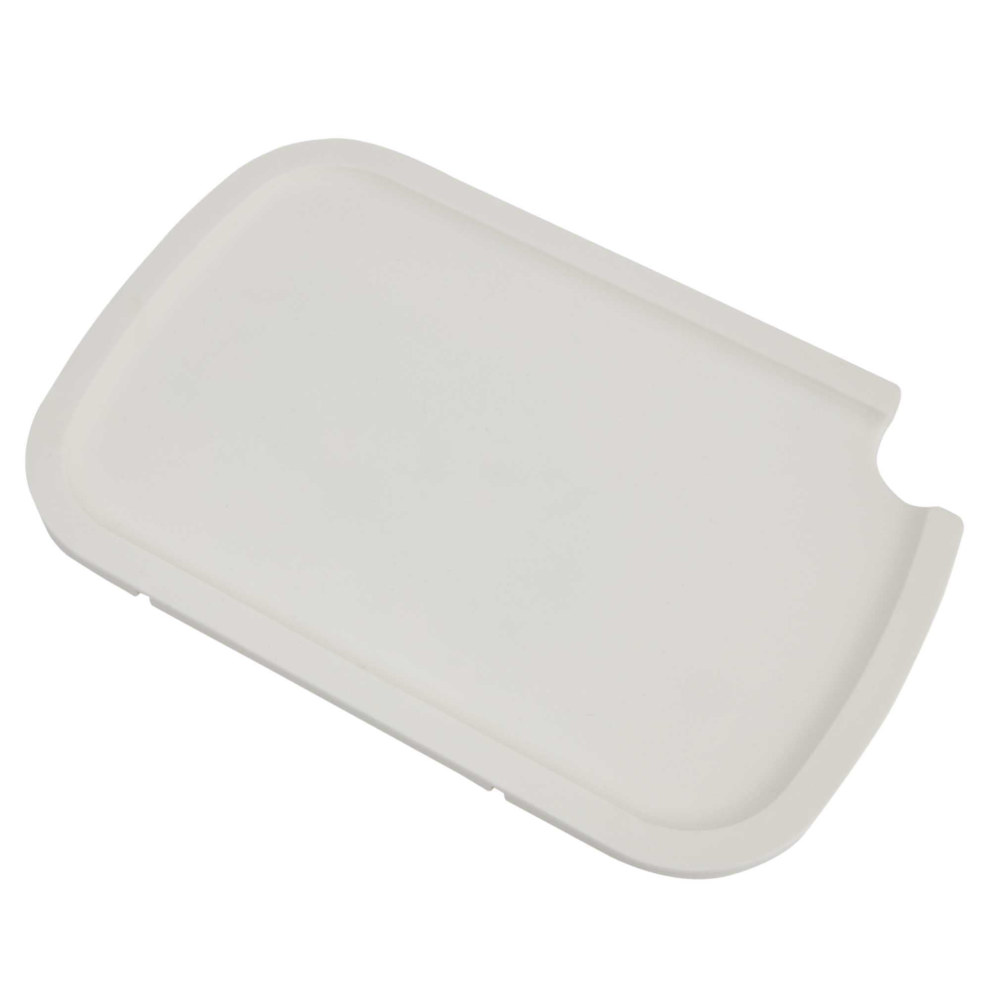Store & Order Lid for Stackable Storage Basket - Compatible Small & Medium Size Storage Baskets - Transforms basket into stackable box, White, Small & Medium