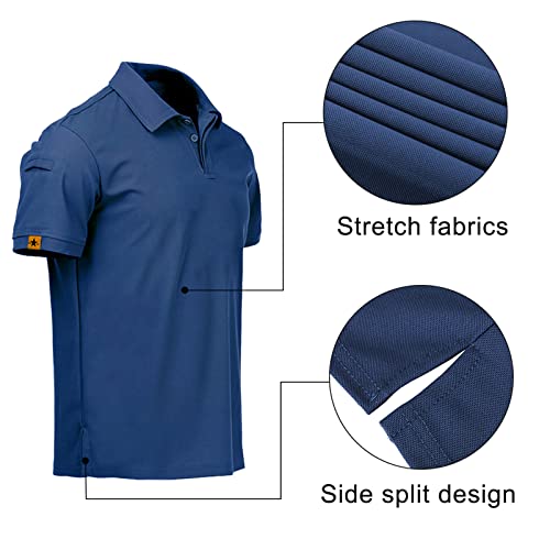 disi Mens Polo Shirts Quick-Dry Cool Short Sleeve Sports Casual Tennis Golf Shirt for Men4