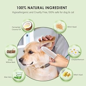 60-pcs-Extra-Large-Dog-Ear-Wipes-Ear-Cleaner-for-Dogs-and-Cats-Remove-Ear-Wax-Debris-Gently-Soothes-Deodorizes-All-Natural-Ingredients-Coconut-Scent-with-Cotton-Swabs - Cucciolini Doodles   60-pcs-Extra-Large-Dog-Ear-Wipes-Ear-Cleaner-for-Dogs-and-Cats-Remove-Ear-Wax-Debris-Gently-Soothes-Deodorizes-All-Natural-Ingredients-Coconut-Scent-with-Cotton-Swabs