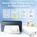 Bluetooth Thermal Shipping Label Printer: 4x6 Wireless Label Maker with Tape for Small Business - Compatible with iPhone, Android, Windows & Mac, Widely Used for USPS UPS Ebay Amazon Shopify Etsy