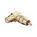 Produktbild Adapter Cinch Stecker auf Cinch Kupplung (Gold)