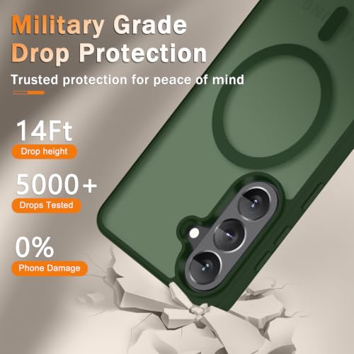Image of for Samsung Galaxy S26 FE Case, Matte Magnetic Phone Cover, Sage Green