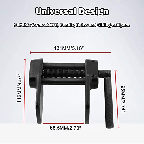 Rulline Heavy Duty Brake Caliper Press Tool Disc Brake Pad Spreader Piston Compressor Tool Universal Fit Compatible With Car Motorcycle #TOP4