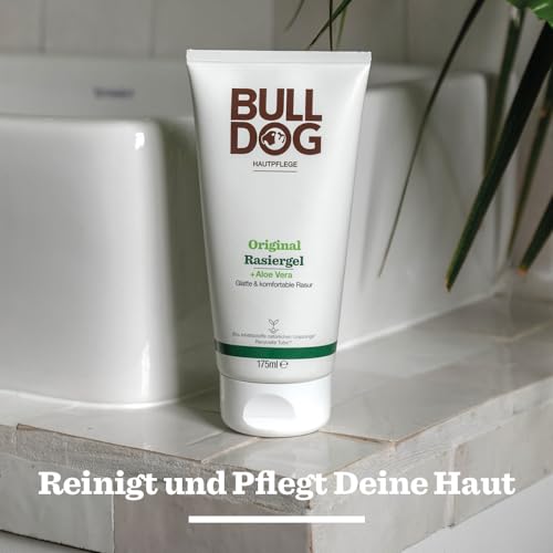 BULLDOG - Nassrasur für Männer | Original Rasiercreme | Für eine glatte & gründliche Rasur | 175ml 6