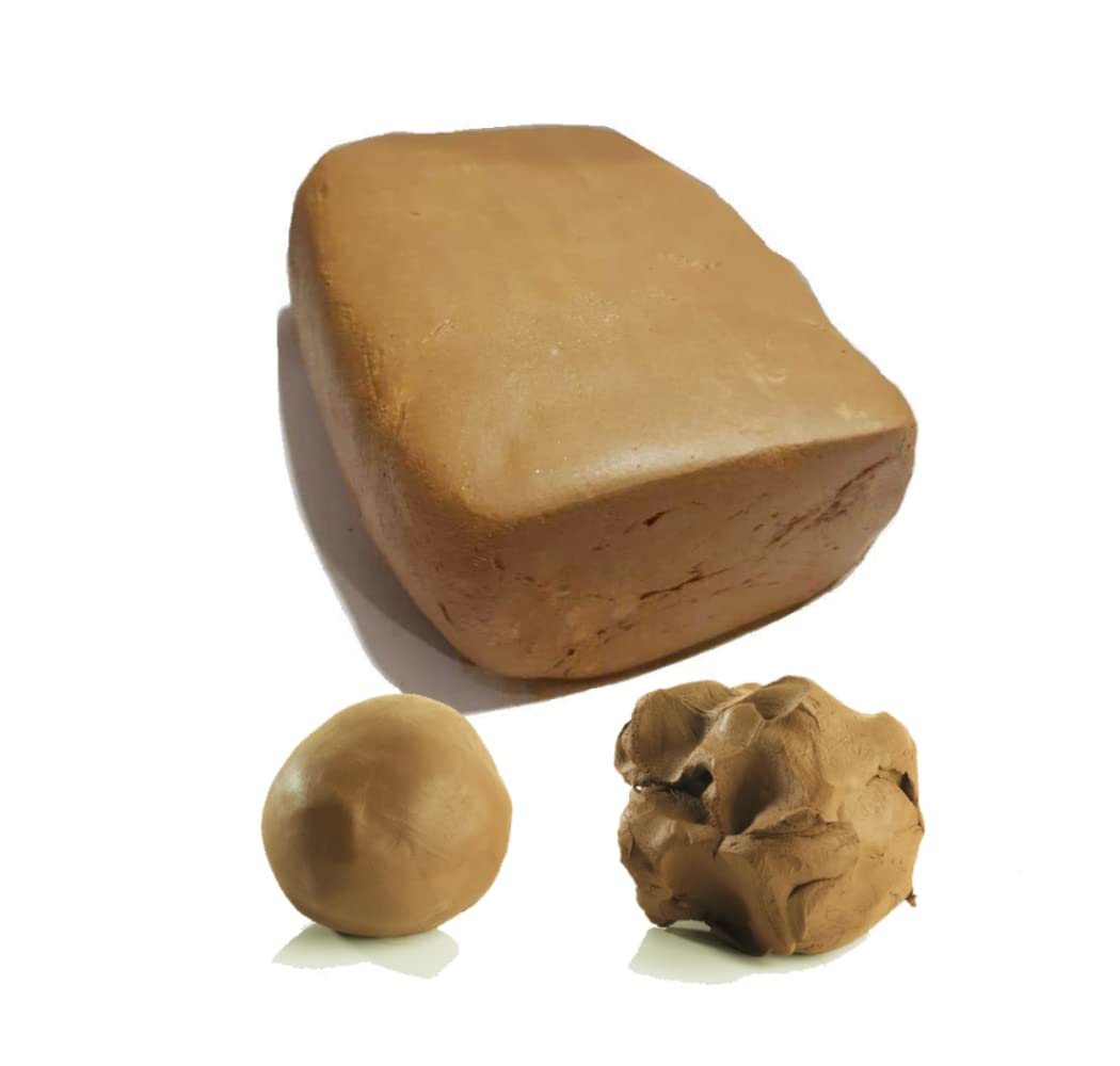 PERUSI Terracotta Ready to Use Natural Clay for Modeling, Jewellery and Pottery, Filtered and Without Stones.(250 Grams)