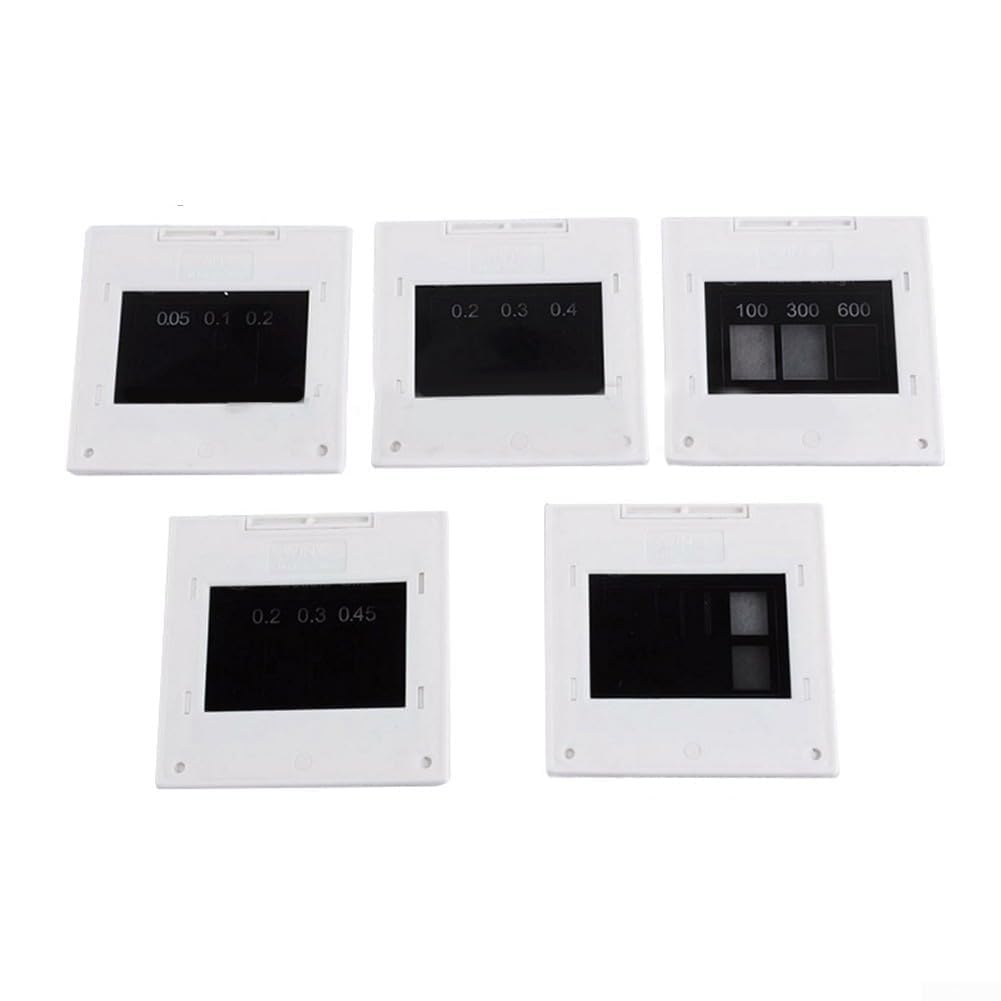 5-Piece Diffraction Grating Set Single And Double Triple Slit Circular Grating Kit Physics Optics Experiments Education Research Tools