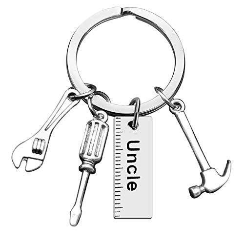 Uncle Gift from Nephew Niece Uncle Keychain Uncle Announcement Gift Fathers Day Gift for Uncle Godfather Uncle-to-be New Uncle Uncle Appreciation Gift Birthday Christmas Keyring Gift for Uncle Brother