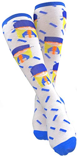 Girls' Mary Blair Cute Fun Artistic and Colorful Knee Hi Socks - 2 Pair4