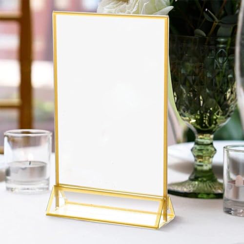 Porte-affiche en acrylique transparent porte-papier de table pour chevalet de menu - 6