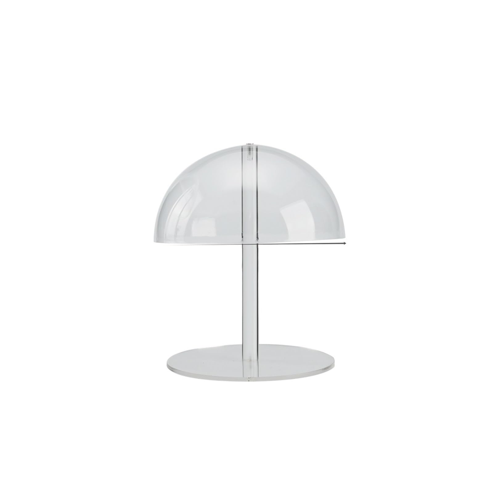 YAOHY Clear Hat Display Stand, Countertop Hat Holder, Multi-Use Hat Rack, For Hats, Wigs, Masks And Collectibles; Salon and Retail Ready