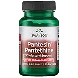 Swanson Pantesin Pantethine 300 Milligrams 60 Sgels