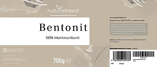 naturetrend Bentonit Pulver Montmorillonit Pulver 700g – Naturrein in Premium-Qualität – Extra fein gemahlen, Ohne Zusätze, Reine & naturbelassene Tonerde – Bild 6