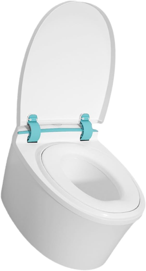 BESPORTBLE Realistic Potty Training Toilet with Sturdy Blue Cushion Travel Portable Toilet Chair for Boys and Use Preschool Training Potty Seat