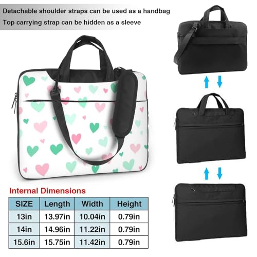 Bolso para Laptop 13 Pulgadas Impermeable Rosa miniatura 3
