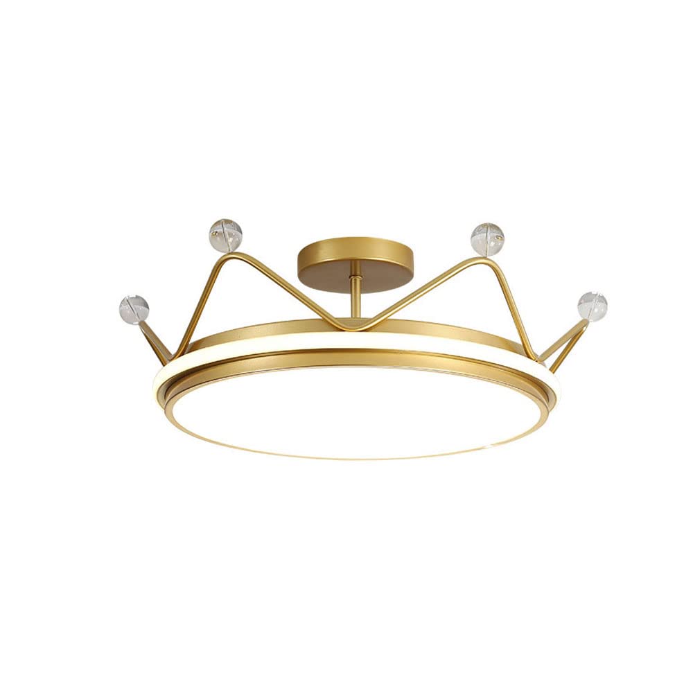 TCHAU 34w Golden Crown Shape Lighting Fixtures (Gold)