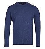 PAUL & SHARK COP1061-740 Pullover Girocollo Lana Shetland Uomo Regular Fit Ocean Blue