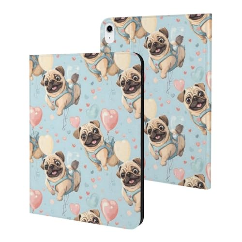 Housse iPad 10e génération motif bouledogue pour sécuriser votre tablette au café