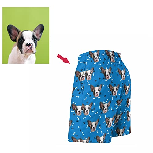 Personalized Mens Beach Shorts Custom Swim Trunks with Face/Photo/Picture/Logo/Text Print, Design Your Own Board Shorts3