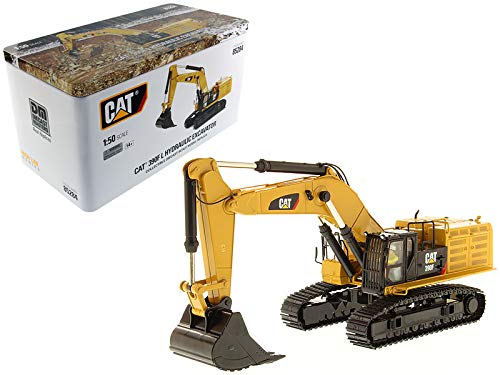 Diecast Masters CAT Caterpillar 390F LME Hydraulic Tracked Excavator with Operator High Line Series 1/50 Diecast Model