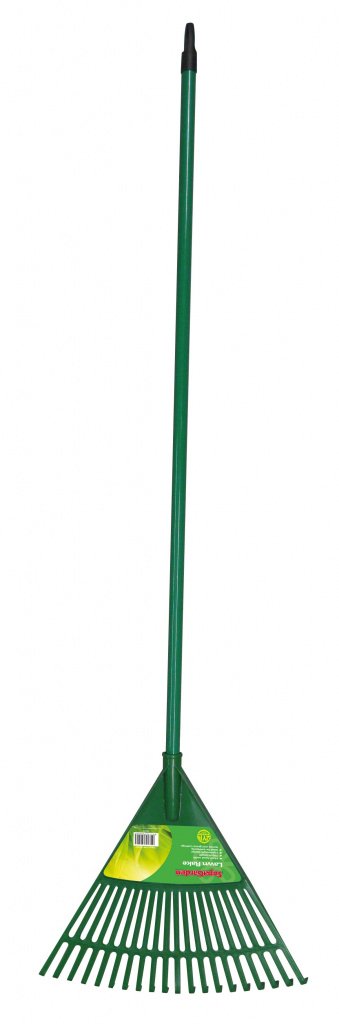 SupaGarden 21 Tine Plastic Garden Gardening Rake 46" Fast Tracked Postage
