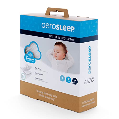 Miniatura 8 de Aerosleep Protector De Colchón Transpirable Para Cuna, Medida: 60 X 120 Cm , Color Cuna, 900 G