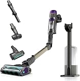 Shark PowerDetect Clean & Empty Cordless Vacuum Cleaner, DuoClean Detect, Reverse Clean, 2L Auto-Empty Base, Anti-Hair Wrap Plus, 70 Min Runtime, Lightweight, Pet & Multi-Surface Tools, Grey IP3251UKT Auto Empty Dock Includes Flex Wand