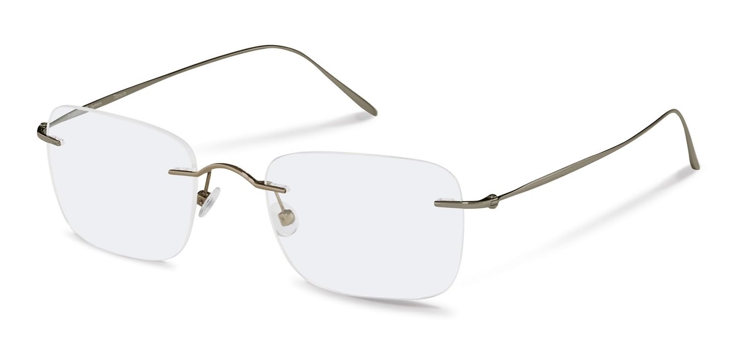Rodenstock Okrągłe metalowe okulary w kolorze Dark Gun dla mężczyzn, okulary z ostrością widzenia, opcjonalnie z filtrem przeciwsłonecznym lub filtrem niebieskiego światła (model R7084)
