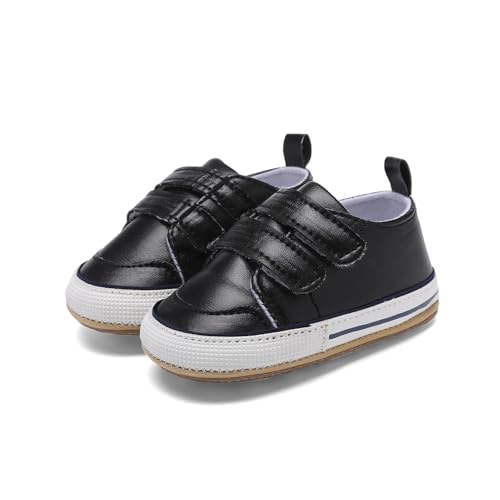 Image of Clowora Baby Boys Girls Shoes Non-Slip Rubber Sole Sneakers Infant First Walking Toddler Crib Shoes Newborn Loafers Flats.