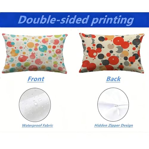 Housse de coussin de jardin imperméable et résistante 50x70 - 3