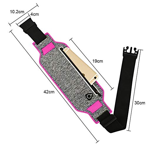 2 Pz Tasche Impermeabili Sportive,Cintura da Corsa...