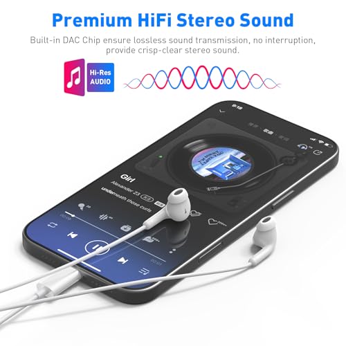 Image of APETOO USB C Headphones for iPhone 17 16 15 Pro Max, Wired Earbuds with Mic | Volume Control Stereo Type C In-ear Earphones for iPad Pro Galaxy S26 Ultra S25 S24 S23 S22 A17 A16 A55 Pixel 10 9 8