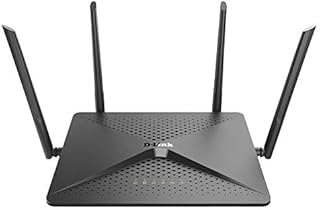 D-Link WiFi Router, AC2600 MU-MIMO Dual Band Gigabit 4K Streaming and Gaming with USB Ports, 4x4 Wireless Internet for Home (DIR-882-US), Black